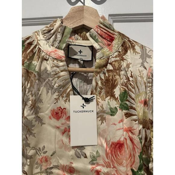 Tuckernuck Sun Faded Floral Crawford Dress NWT Small S Sold Out - Picture 3 of 4